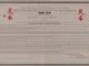 1884 Imperial Government of Japan bond certificate: the Unregistered Kinsatsu Exchange Bond, 100 yen, 6 per cent